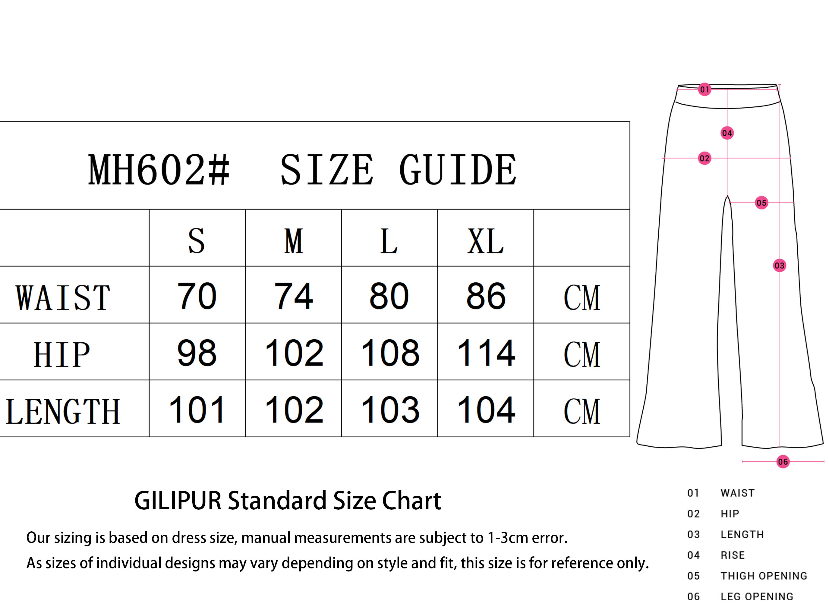 GUIDE DES TAILLES-恢复的